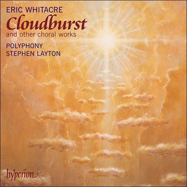 Naslovnica albuma: Whitacre - Cloudburst & other choral works