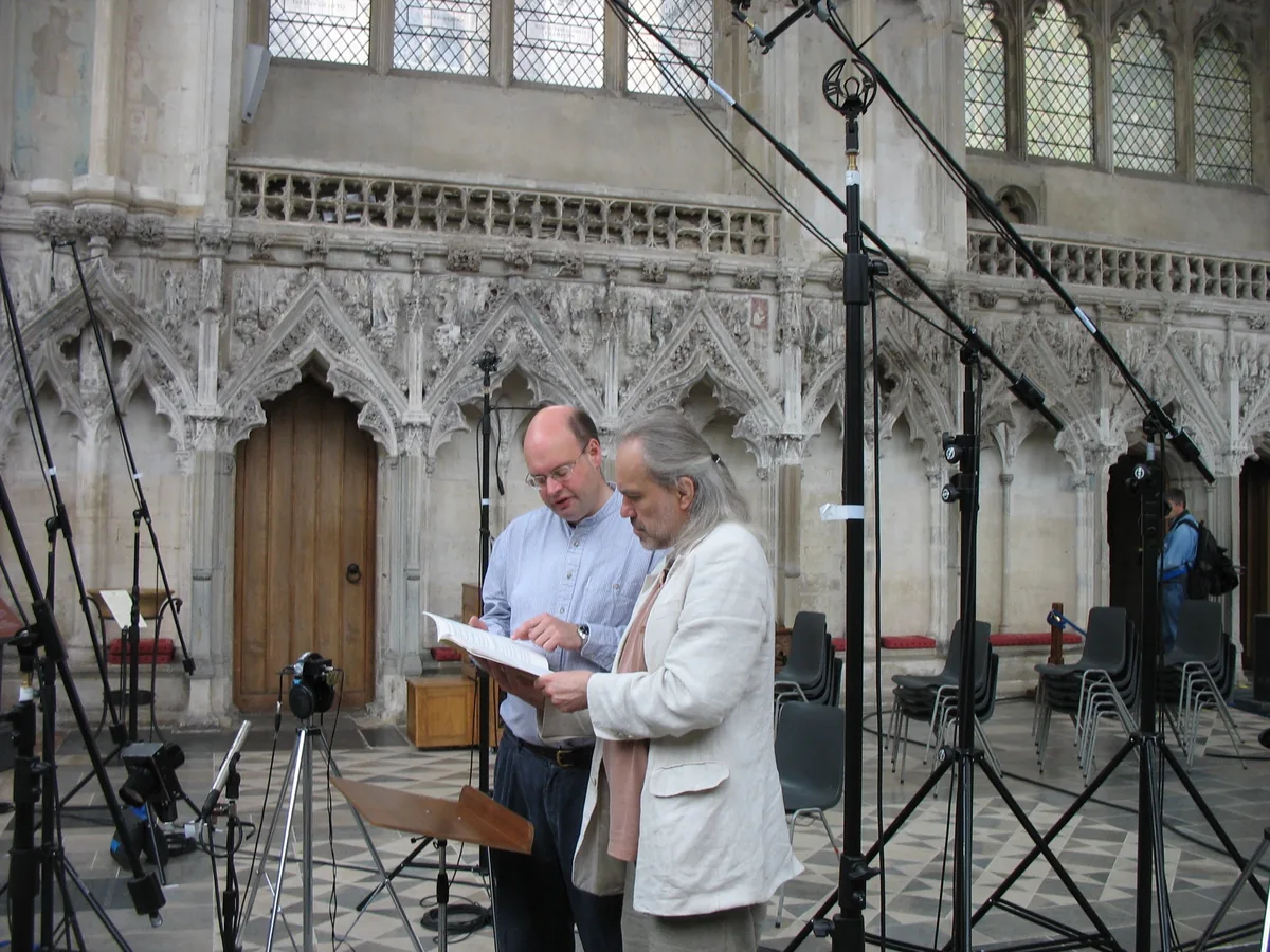 Stephen Layton in Uģis Prauliņš, katedrala v Elyju