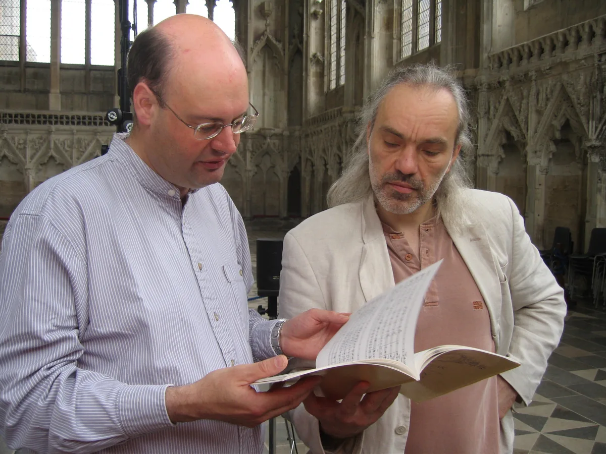 Stephen Layton in Uģis Prauliņš, katedrala v Elyju, avgust 2008