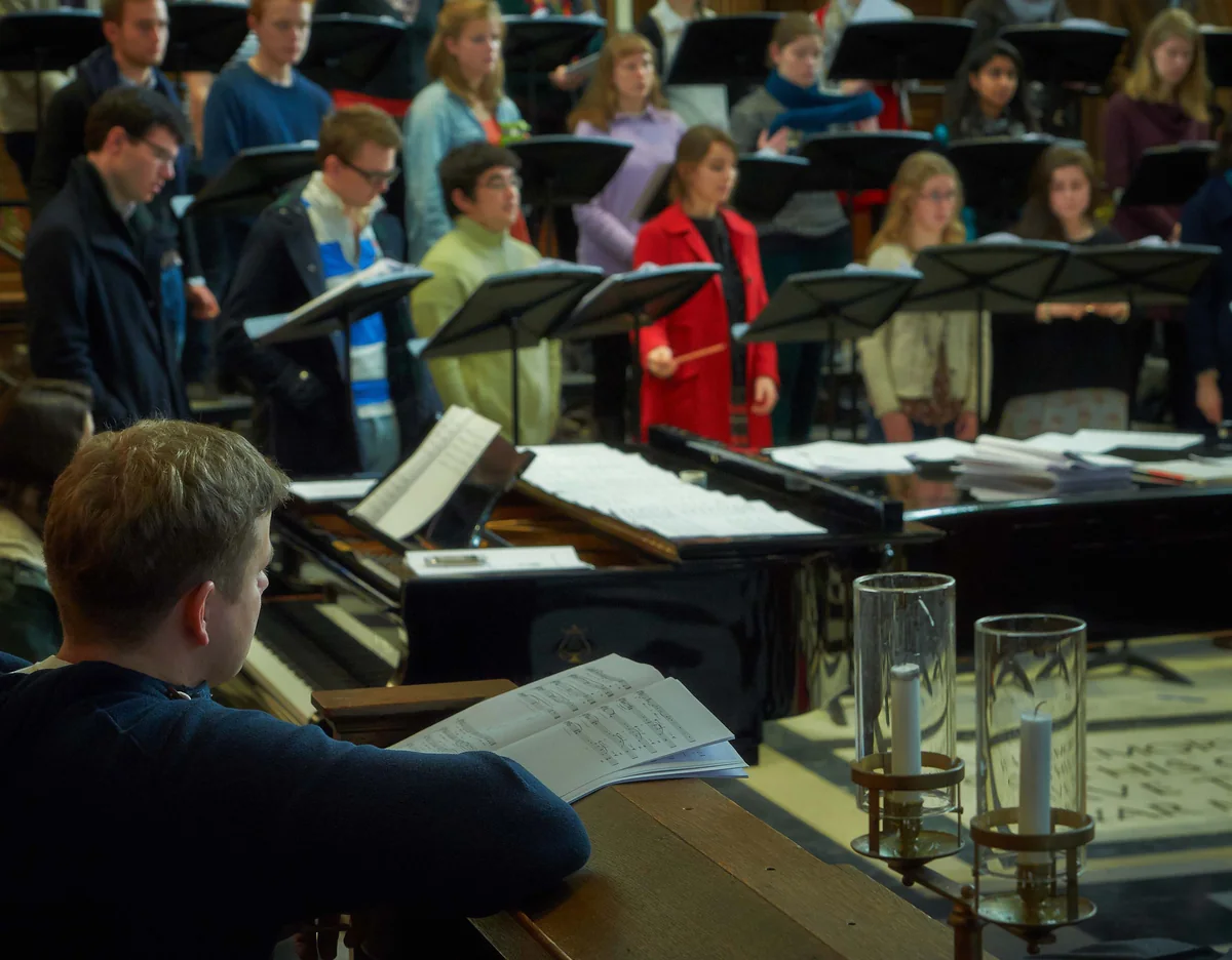 Ešenvalds and Trinity College Choir. From Stephen Layton's project Ēriks Ešenvalds