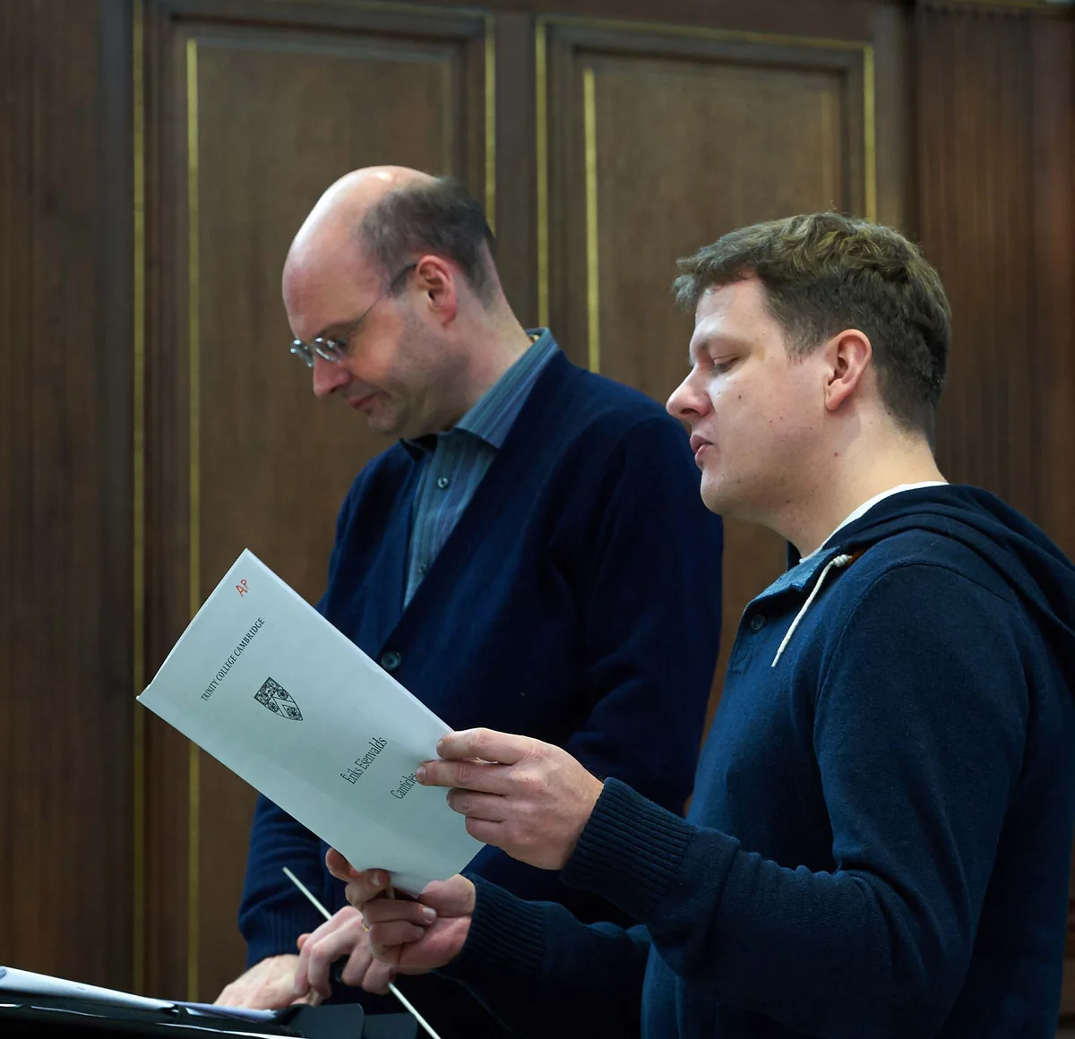Layton and Ešenvalds discussing the score