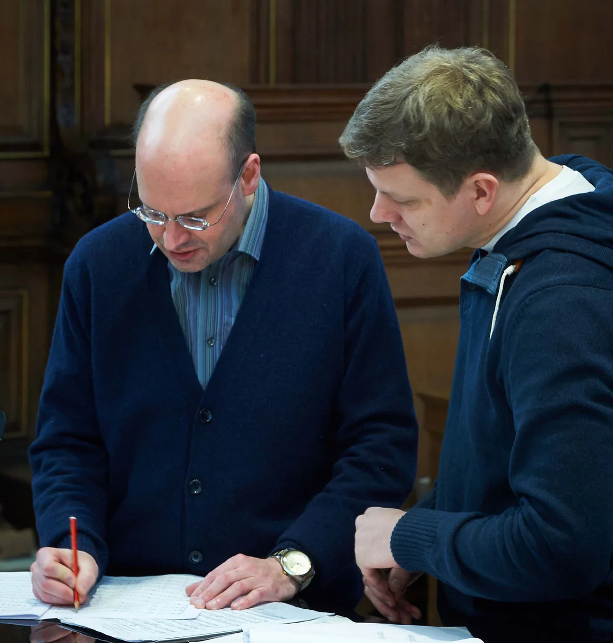 Ešenvalds and Layton explore the score