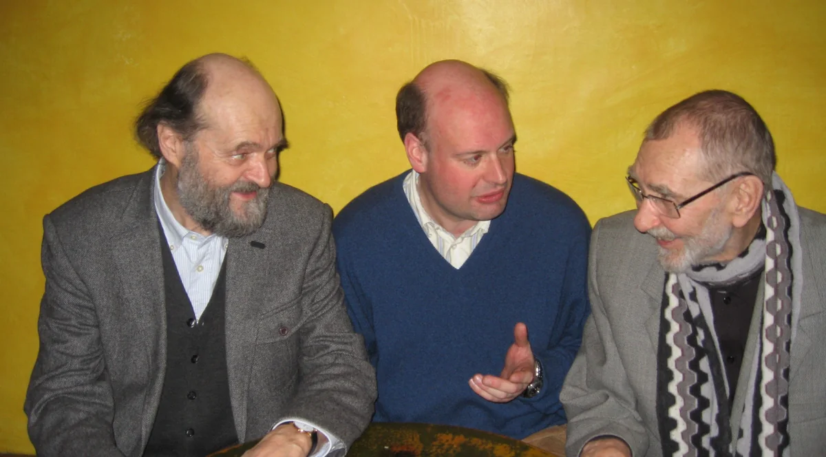 Arvo Pärt, Stephen Layton in Veljo Tormis, Talin, 2009.